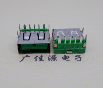 内蒙古5A大电流 快充接口 USB5p绿胶芯 常规母座