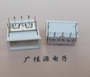 内蒙古USB接口2.0连接器.3p端子加护套防尘母座