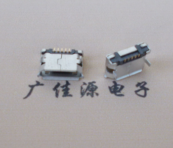 内蒙古Micro USB卷口 B型(无柱）插板脚间距6.4普通端子