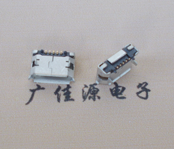 内蒙古Micro USB 5pin接口 固定脚距6.4插板有柱卷边