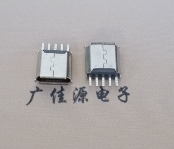 内蒙古Micro USB接口 母座B型5p引脚焊线无后背