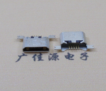 内蒙古MK USB B Type 沉板0.9母座后两脚SMT口不卷边