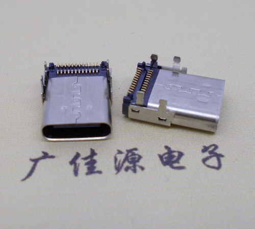 内蒙古板上型Type-C24P母座双排SMT贴片连接器