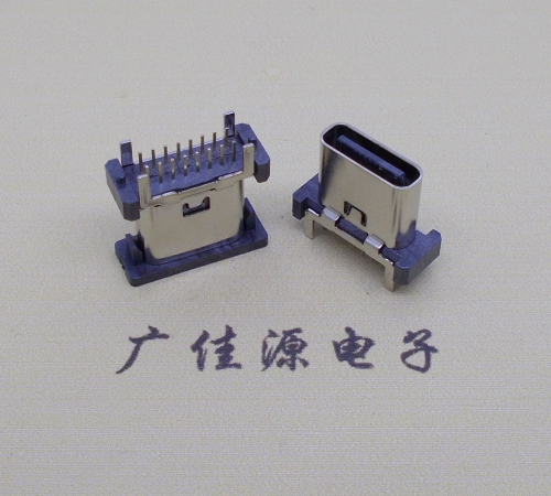 内蒙古立式插板type-c16p母座长H=8.8mm