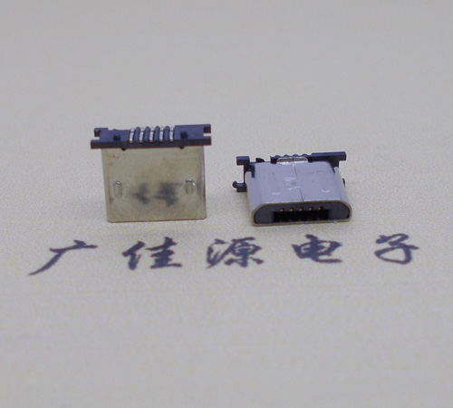 内蒙古MICRO USB 5P公头短体5.6mm立贴带柱无卡勾